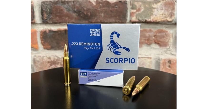 Amunicja STV Scorpio .223  55gr FMJ