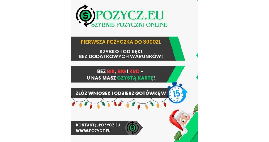 Szybka Pożyczka Do 3000zł Bez Formalności