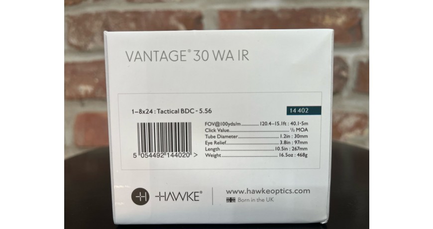 Luneta Hawke Vantage 30 1-8×24 IR Tactical BDC5,56