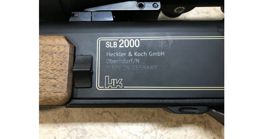 Sztucer półautomat. Heckler&Koch SLB 2000 kaliber 30-06 z lunetą