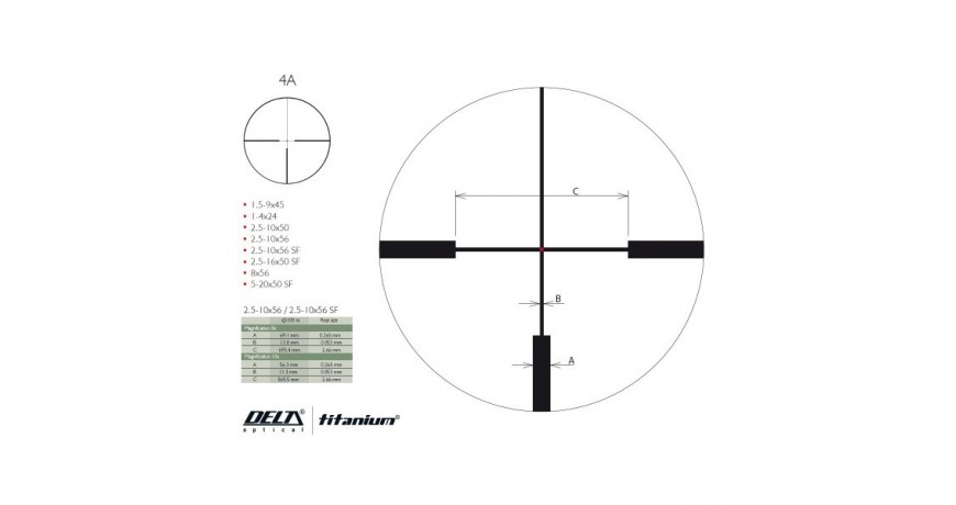 Delta Optical Titanium 2,5-10x56 HD