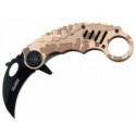 Nóż Master Cutlery Tac-Force Desert camo Karambit TF-620DM