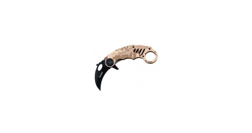 Nóż Master Cutlery Tac-Force Desert camo Karambit TF-620DM