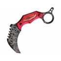 Noż Tactical Karambit Bio-Hazard Red MT2006RD ze skorpionem